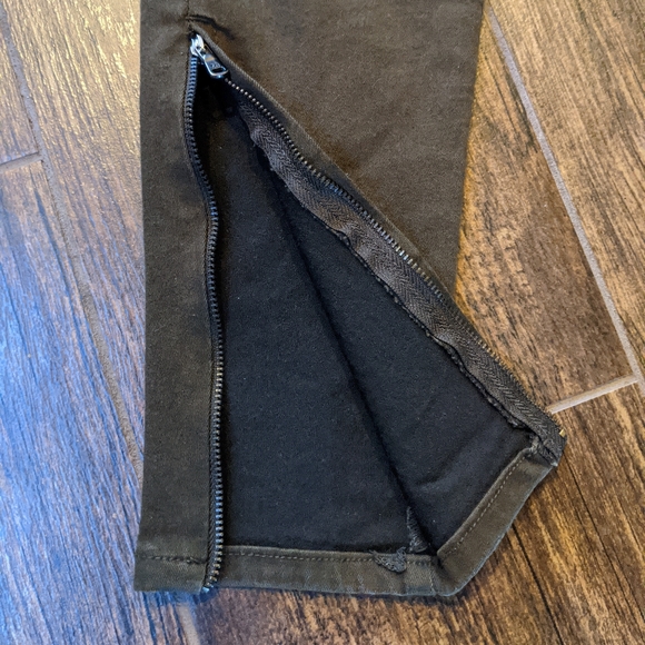 ZARA Basic Z1975 Power Stretch Olive Skinny Jean - Picture 9 of 12